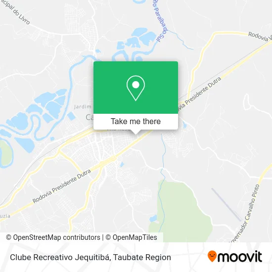 Clube Recreativo Jequitibá map