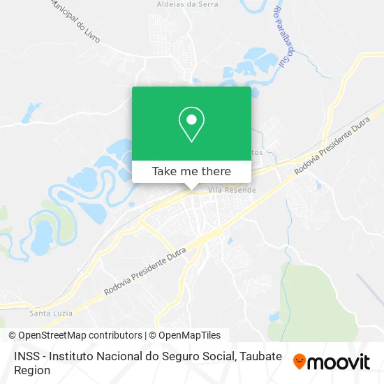 INSS - Instituto Nacional do Seguro Social map