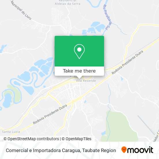 Mapa Comercial e Importadora Caragua