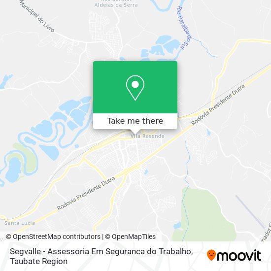 Mapa Segvalle - Assessoria Em Seguranca do Trabalho