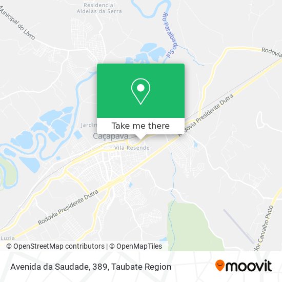 Avenida da Saudade, 389 map