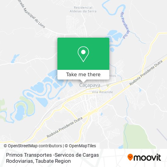 Primos Transportes -Servicos de Cargas Rodoviarias map