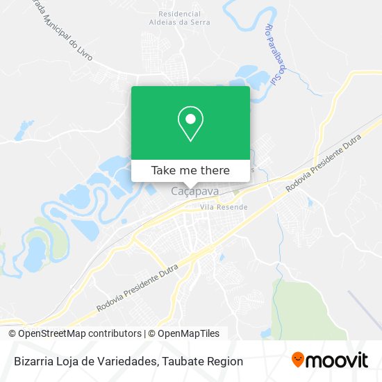 Bizarria Loja de Variedades map