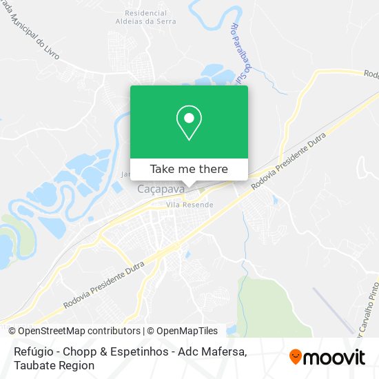 Refúgio - Chopp & Espetinhos - Adc Mafersa map