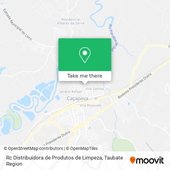 Rc Distribuidora de Produtos de Limpeza map