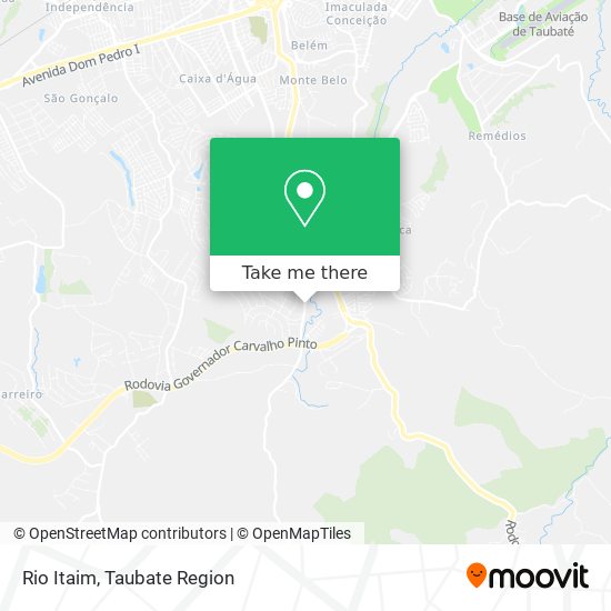 Rio Itaim map