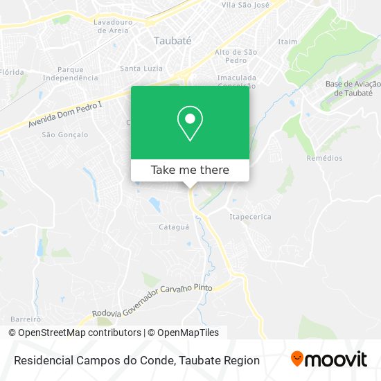 Mapa Residencial Campos do Conde