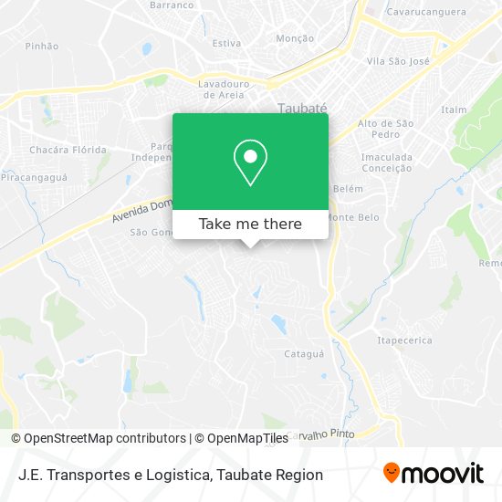 J.E. Transportes e Logistica map