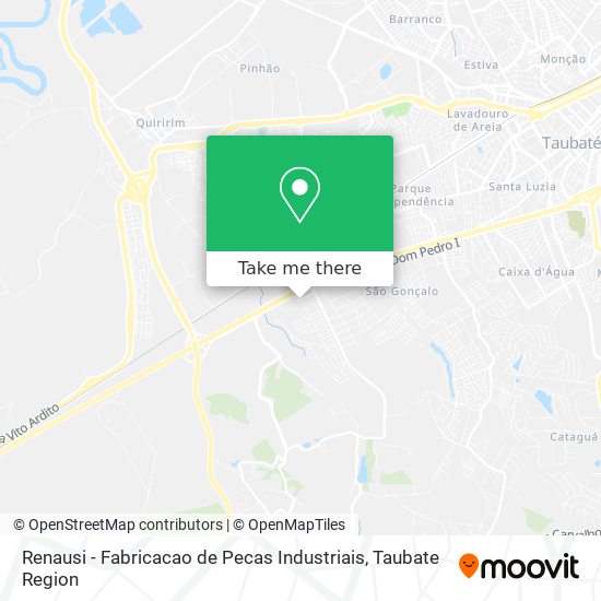 Renausi - Fabricacao de Pecas Industriais map