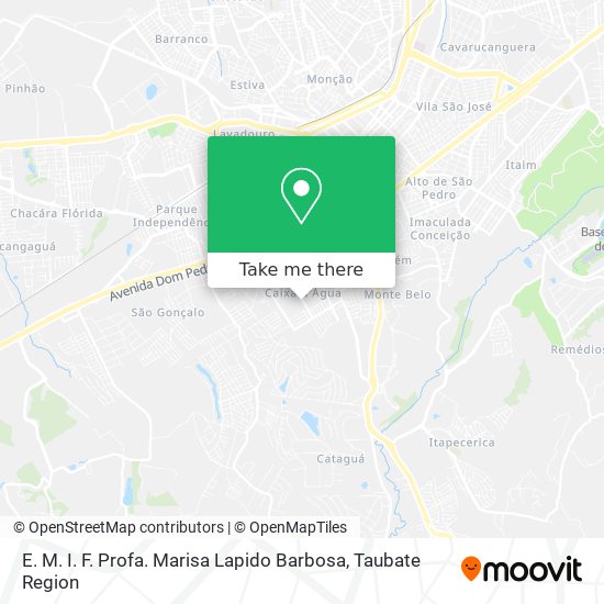 E. M. I. F. Profa. Marisa Lapido Barbosa map