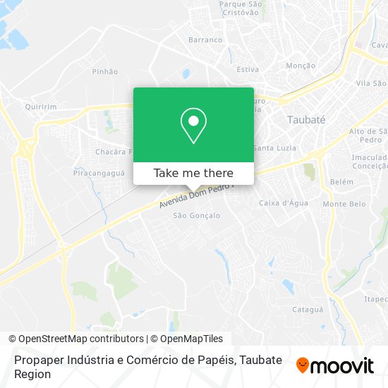 Propaper Indústria e Comércio de Papéis map