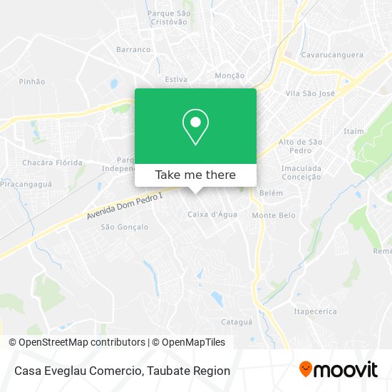Casa Eveglau Comercio map