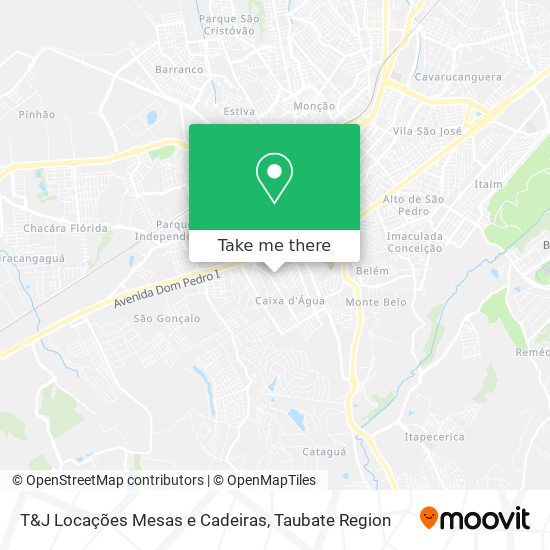 T&J Locações Mesas e Cadeiras map