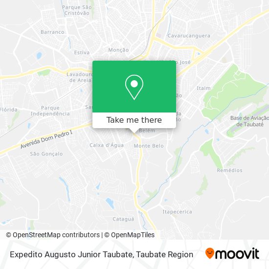 Expedito Augusto Junior Taubate map