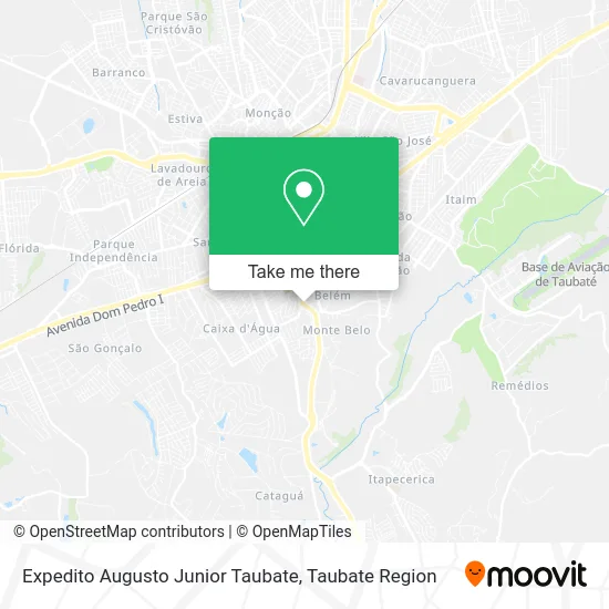 Expedito Augusto Junior Taubate map