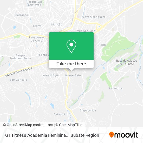 G1 Fitness Academia Feminina. map