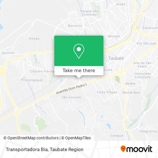 Mapa Transportadora Bia