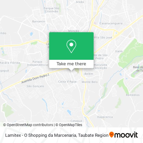 Lamitex - O Shopping da Marcenaria map