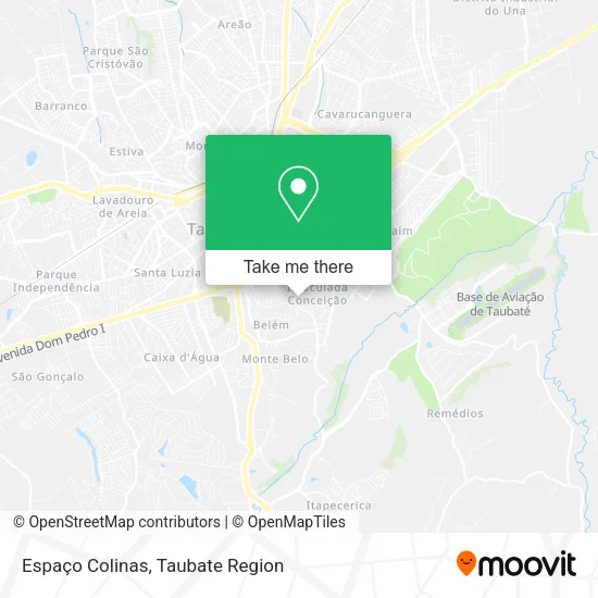 Espaço Colinas map