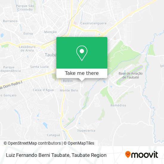 Luiz Fernando Berni Taubate map
