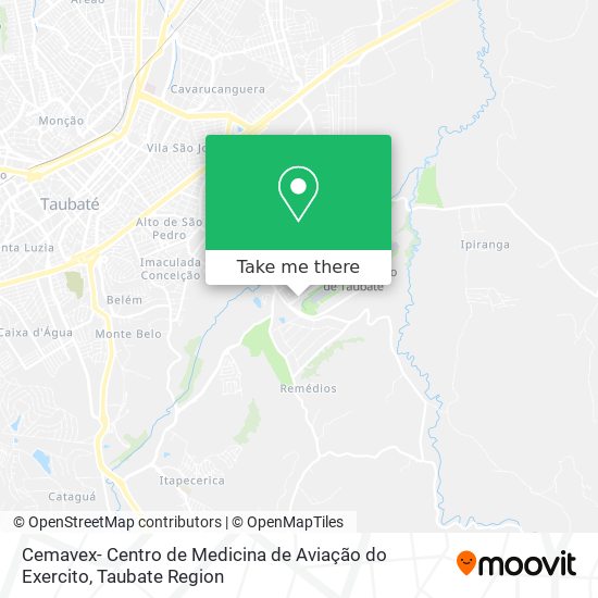 Cemavex- Centro de Medicina de Aviação do Exercito map