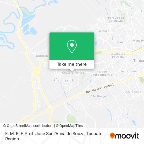 E. M. E. F. Prof. José Sant'Anna de Souza map
