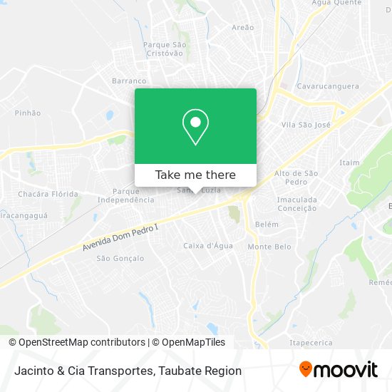 Jacinto & Cia Transportes map