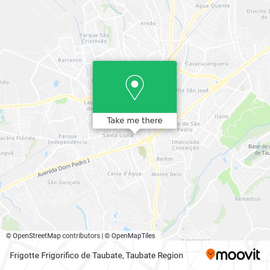 Frigotte Frigorifico de Taubate map