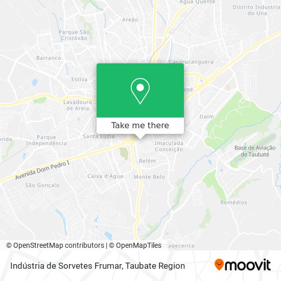 Indústria de Sorvetes Frumar map