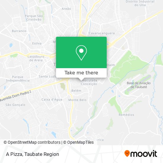 A Pizza map