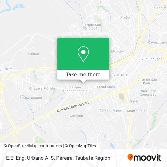 Mapa E.E. Eng. Urbano A. S. Pereira