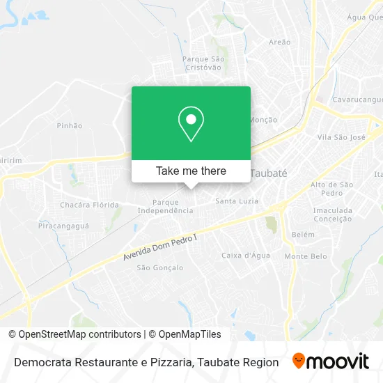 Democrata Restaurante e Pizzaria map