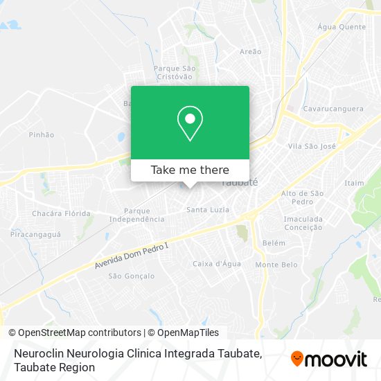 Neuroclin Neurologia Clinica Integrada Taubate map