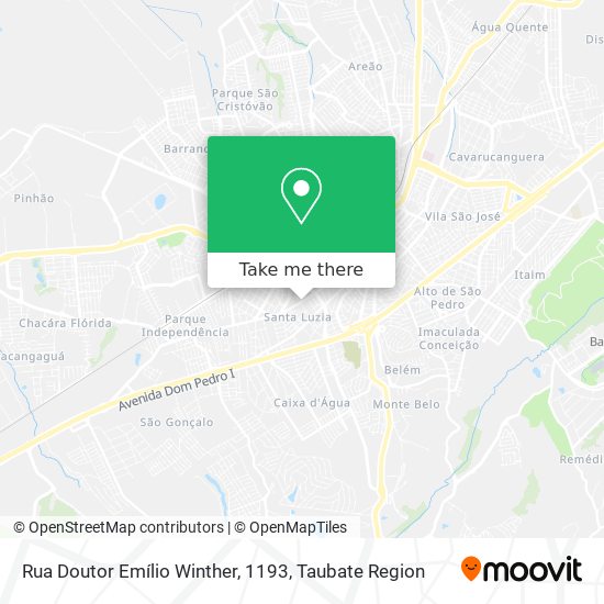 Rua Doutor Emílio Winther, 1193 map