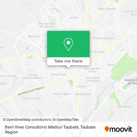 Bem Viver Consultório Médico Taubaté map