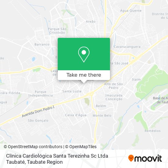 Clínica Cardiológica Santa Terezinha Sc Ltda Taubaté map
