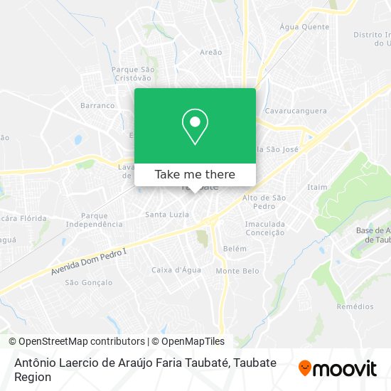 Antônio Laercio de Araújo Faria Taubaté map