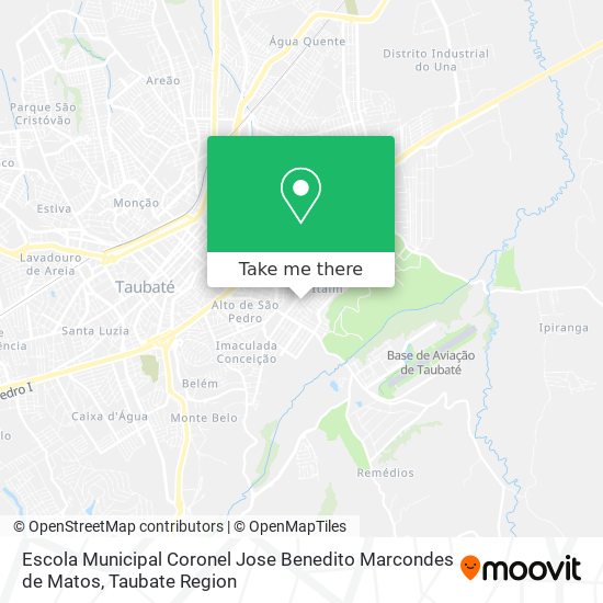 Escola Municipal Coronel Jose Benedito Marcondes de Matos map