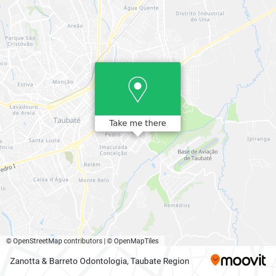 Zanotta & Barreto Odontologia map
