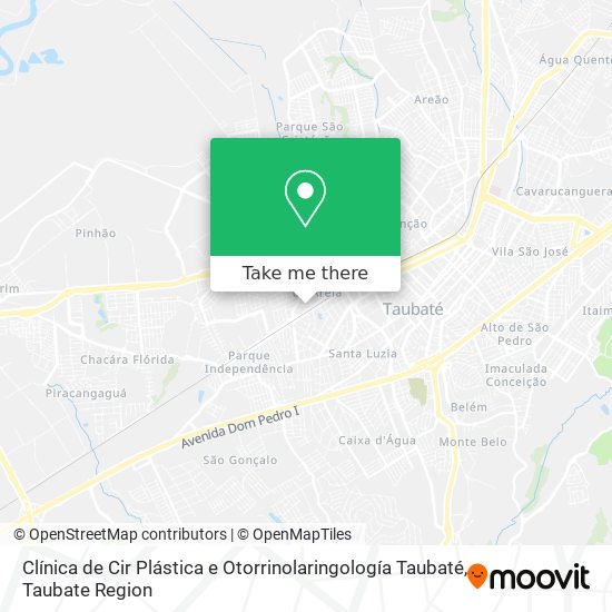 Clínica de Cir Plástica e Otorrinolaringología Taubaté map