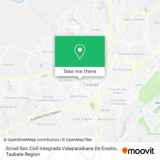 Scivel Soc Civil Integrada Valeparaibana De Ensino map