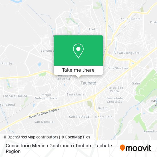 Consultorio Medico Gastronutri Taubate map
