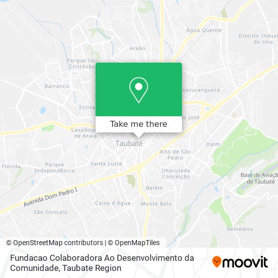 Mapa Fundacao Colaboradora Ao Desenvolvimento da Comunidade