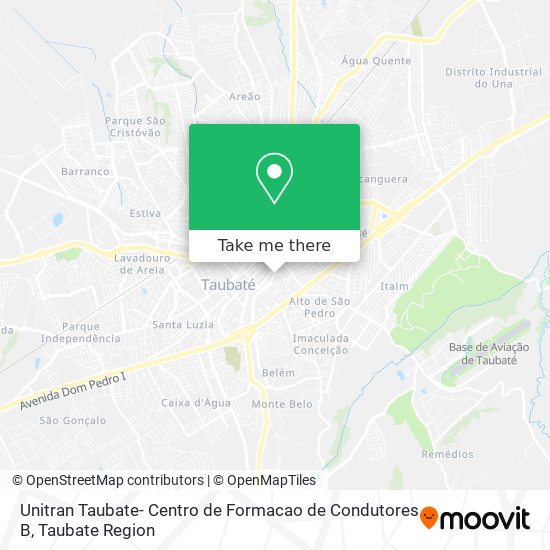 Unitran Taubate- Centro de Formacao de Condutores B map