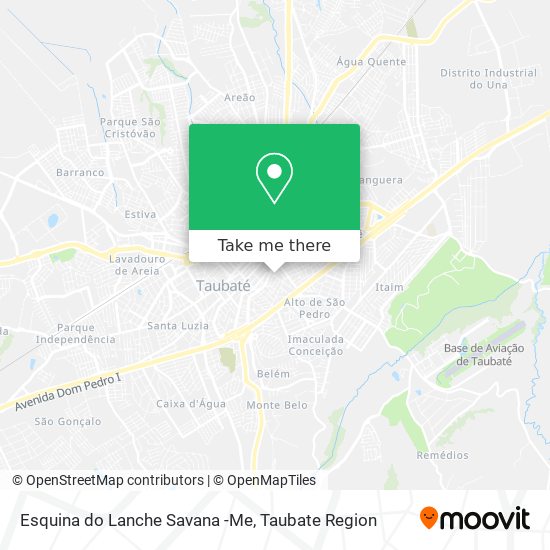 Esquina do Lanche Savana -Me map