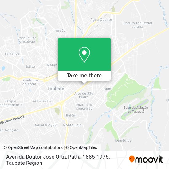 Avenida Doutor José Ortiz Patta, 1885-1975 map