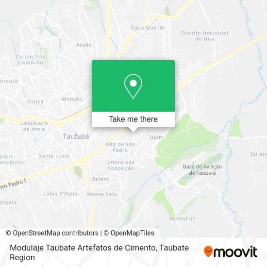 Modulaje Taubate Artefatos de Cimento map