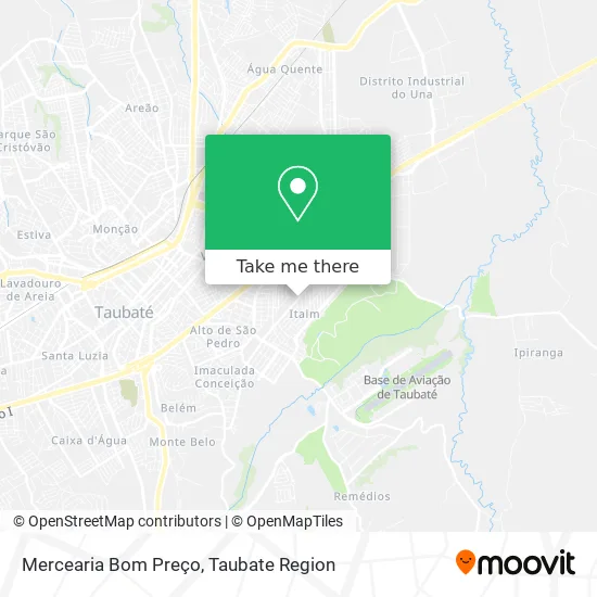 Mercearia Bom Preço map