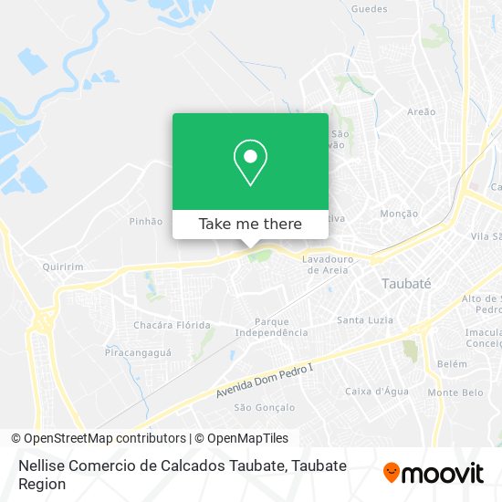 Nellise Comercio de Calcados Taubate map