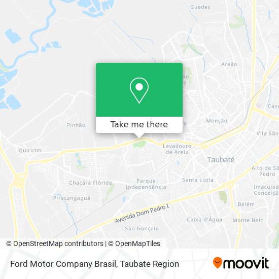 Mapa Ford Motor Company Brasil